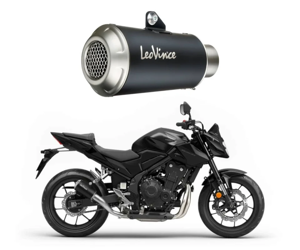 Terminale Di Scarico Lv-10 Black Edition HONDA CB 500 HORNETModelli: 2024 15236BNU Promo Stagionale
