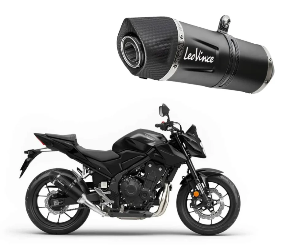 Nuovo Arrivo Terminale Di Scarico Lv One Evo Black Edition Acciaio Inox HONDA CB 500 HORNETModelli: 2024 14314EBU