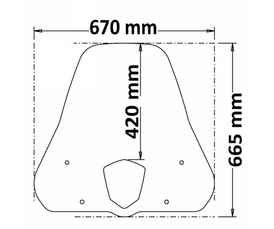 Parabrezza Isotta Media Protezione 500x710x Per Sym Symphony St 125Modelli dal 2021 al 2026 SC3645-A/549 Ordina Subito