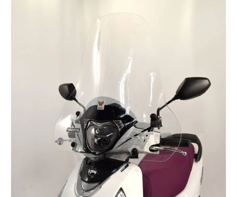 Parabrezza Isotta Media Protezione 500x710x3 Per Sym Symphony S 125Modelli dal 2020 al 2026 SC3628-A/548 Quantità Limitata