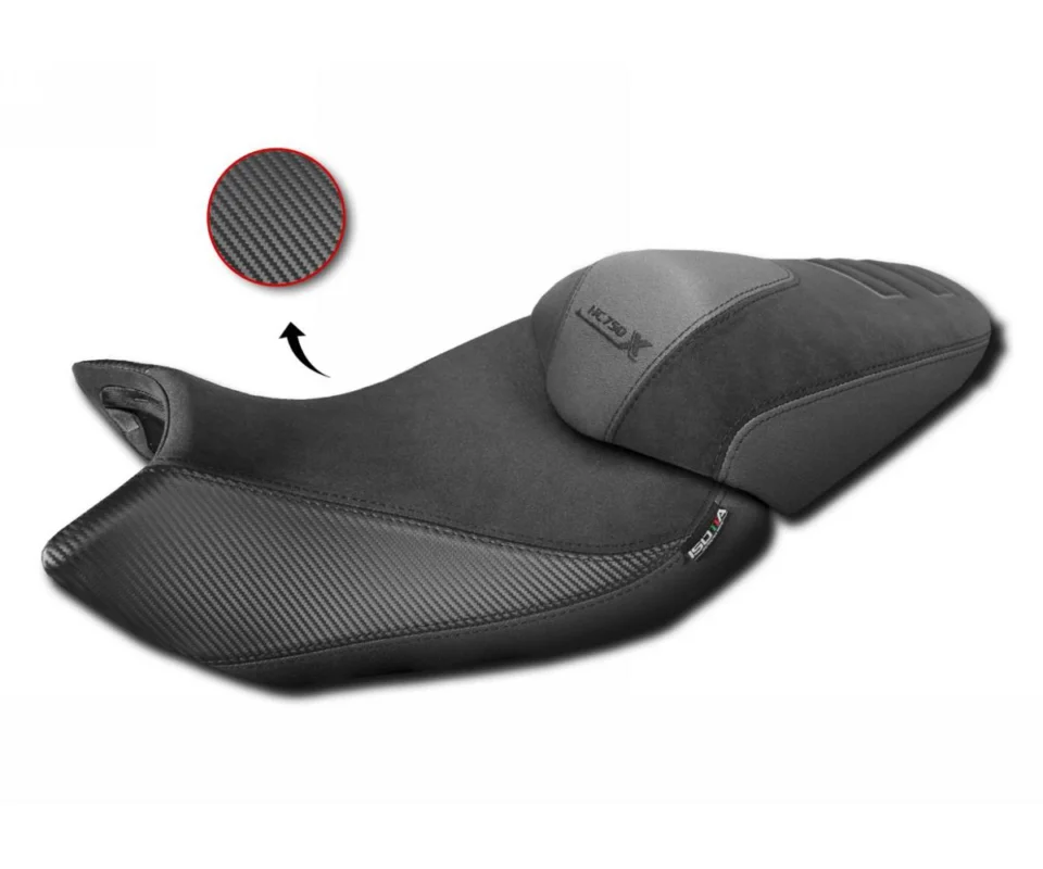 Pagamento Sicuro Sella Isotta Anteriore Comfort Triple Black Per Honda Nc 750 XModelli dal 2021 al 2026 SE193-TB