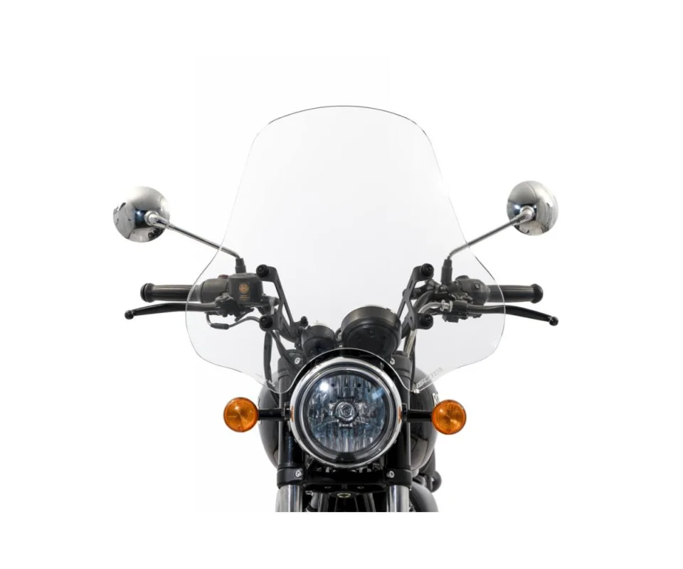 Parabrezza Isotta Alto 600x580x4 Per Royal Enfield Meteor 350 FireballModelli dal 2021 al 2026 SC653-A/SC653 Professionale