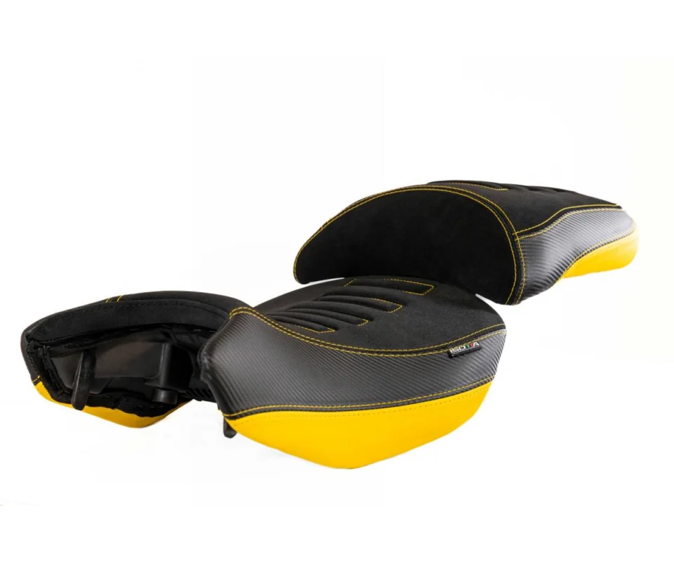 Sella Isotta Anteriore Ribassata 2,5 Cm Triple Black Per Benelli Trk 502 500Modelli dal 2017 al 2026 SE223-TB Subito Disponibile