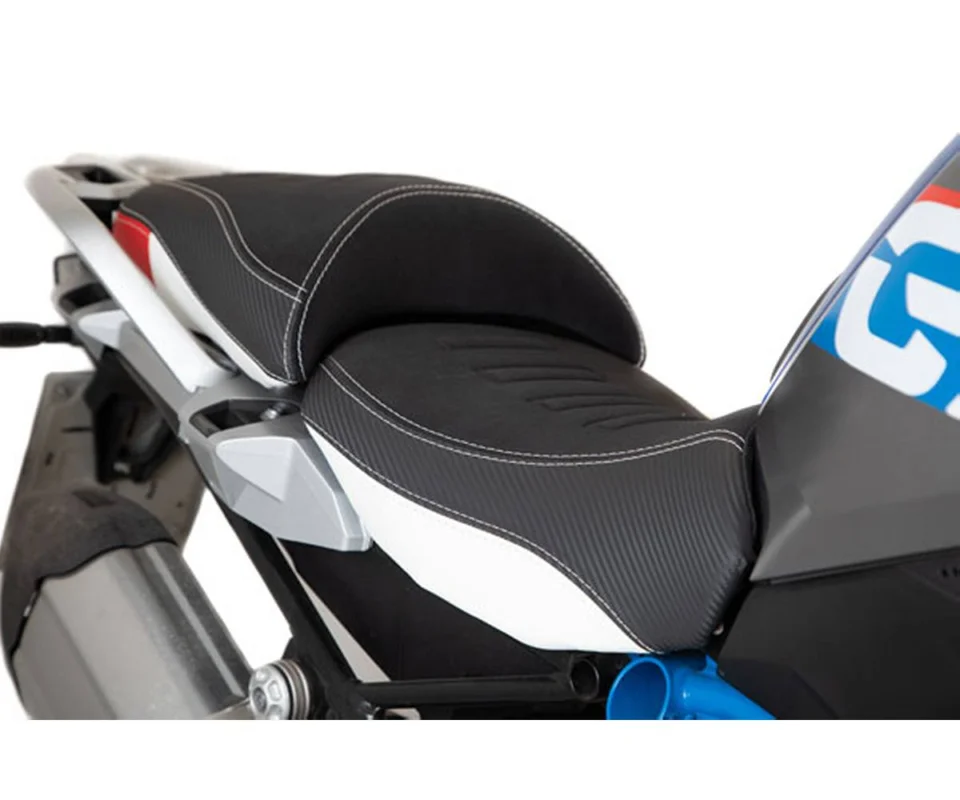 Sella Isotta Anteriore Ribassata 3cm Bianca/Rossa/Blu Per Bmw R 1200 Gs LcModelli dal 2013 al 2018 SE1063-HP Sconto