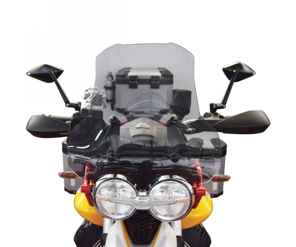 Cupolino Isotta Media Protezione Completo Di Pomoli E Distanziali 480x490x4 Trasparente Per oto Guzzi V 85 Tt 850Modelli dal 2019 al 2023 SC89-T Non Perdere