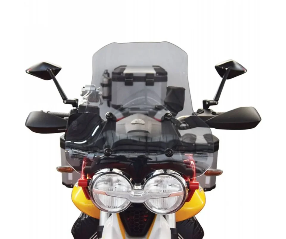 Cupolino Isotta Media Protezione Completo Di Pomoli E Distanziali 480x490x4 Fumé Chiaro Per oto Guzzi V 85 Tt 850Modelli dal 2019 al 2023 SC89-FC Ordina Subito