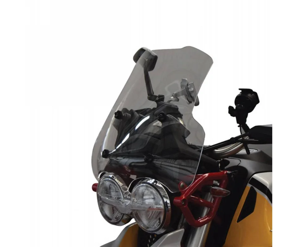 Compra Adesso Cupolino Isotta Bassa Protezione Completo Di Pomoli E Distanziali 430x460x4 Fumé Chiaro Per oto Guzzi V 85 Tt 850Modelli dal 2019 al 2023 SC88-FC