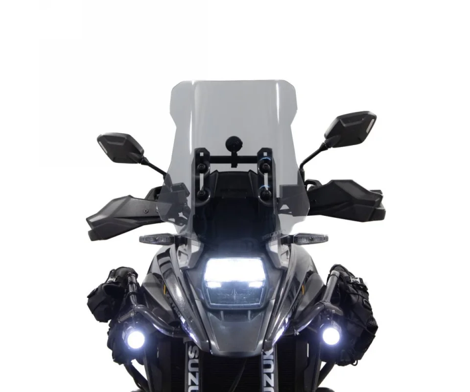 Consegna Rapida Cupolino Isotta Medio 540x510x3 Fumé Chiaro Per Suzuki V-storm Dl 1050Modelli dal 2020 al 2026 SC852-FC-A/SC851