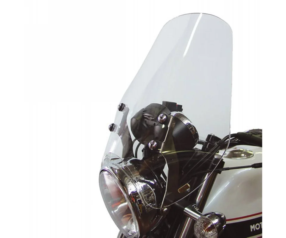 Parabrezza Isotta Media Protezione 445x450x6 Trasparente Per oto Guzzi V7 Iii Rough 750Modelli dal 2018 al 2020 SC67-T-A/SC67 Nuova Collezione