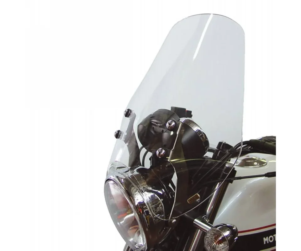 Parabrezza Isotta Media Protezione 445x450x6 Trasparente Per oto Guzzi V9 Roamer 900Modelli dal 2018 al 2020 SC67-T-A/SC67 Solo Oggi