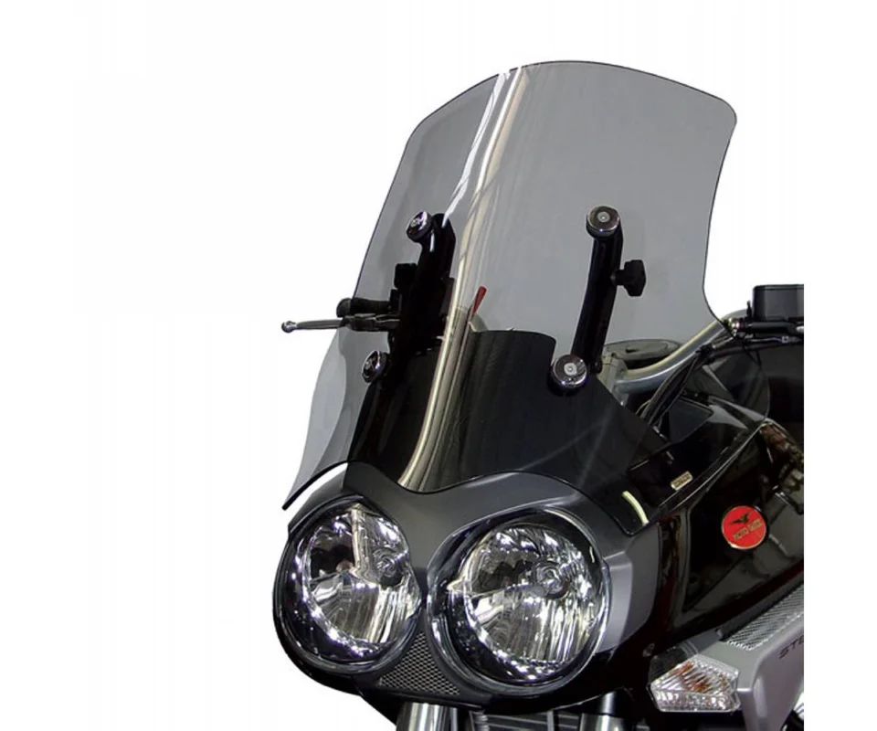 Esclusivo Parabrezza Isotta Medio 550x445x6 Trasparente Per oto Guzzi Stelvio 4v 1200Modelli dal 2008 al 2010 SC64-T