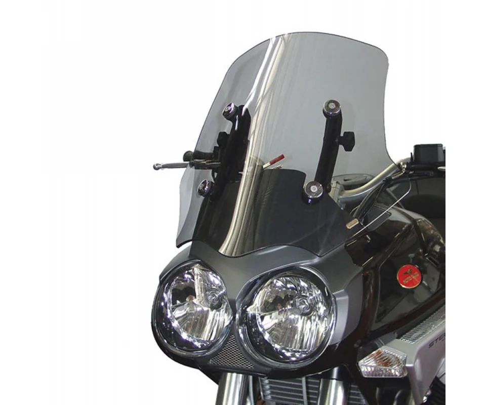 Parabrezza Isotta Basso 515x500x6 Trasparente Per oto Guzzi Stelvio 4v 1200Modelli dal 2008 al 2010 SC63-T Nuovo Arrivo