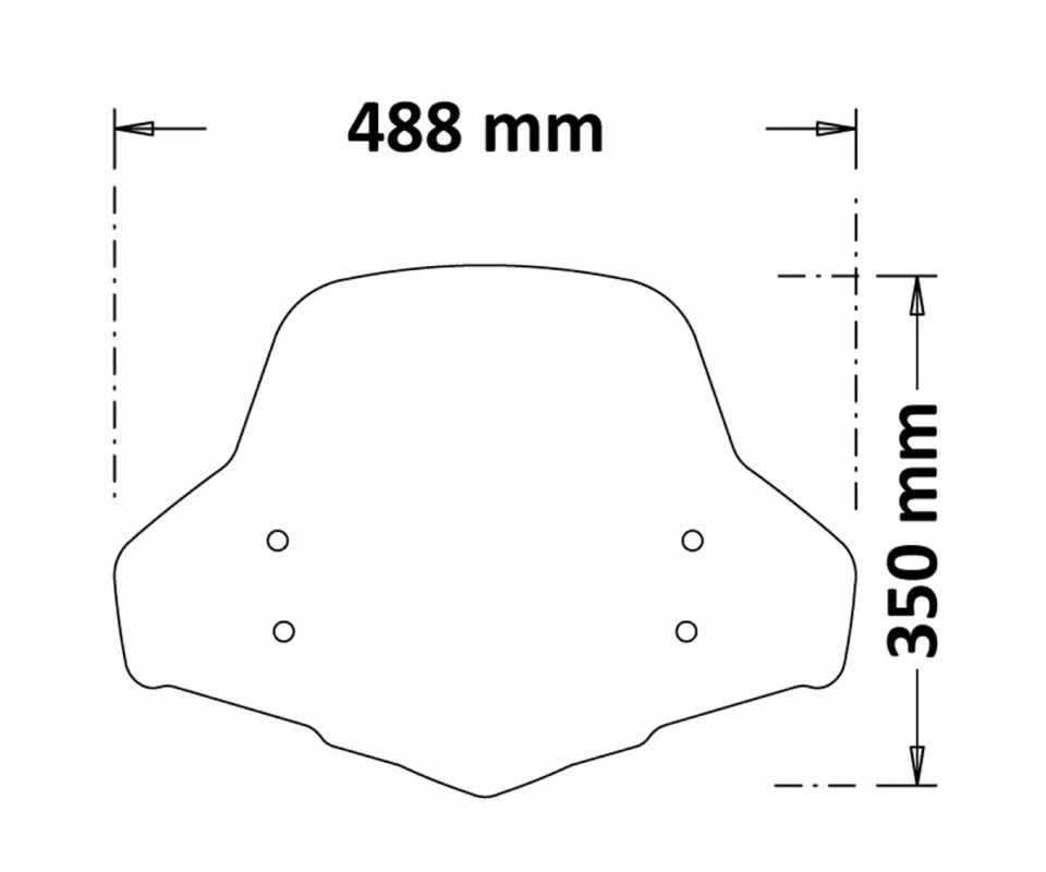 Promo Stagionale Cupolino Isotta350x488x3 Fumé Chiaro Per Honda Sh 150iModelli dal 2020 al 2026 SC4556-FC-A/251