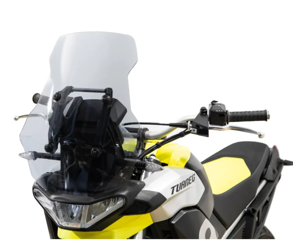 Promozione Esclusiva Cupolino Isotta Touring Media Protezione 500x415x4 Fumé Chiaro Per Aprilia Tuareg 660Modelli dal 2022 al 2026 SC451-FC-ATT/SC450