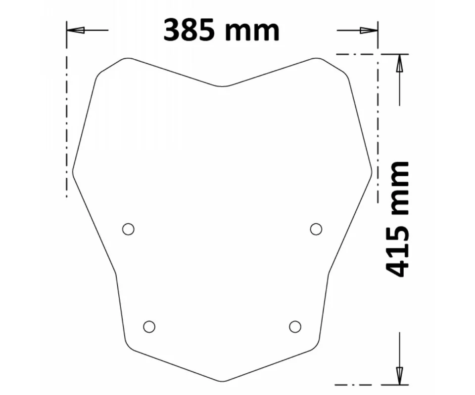 Promozione Esclusiva Cupolino Isotta415x385x3 Fumé Chiaro Per Silence S01 -Modelli dal 2021 al 2026 SC4340-FC-A/851