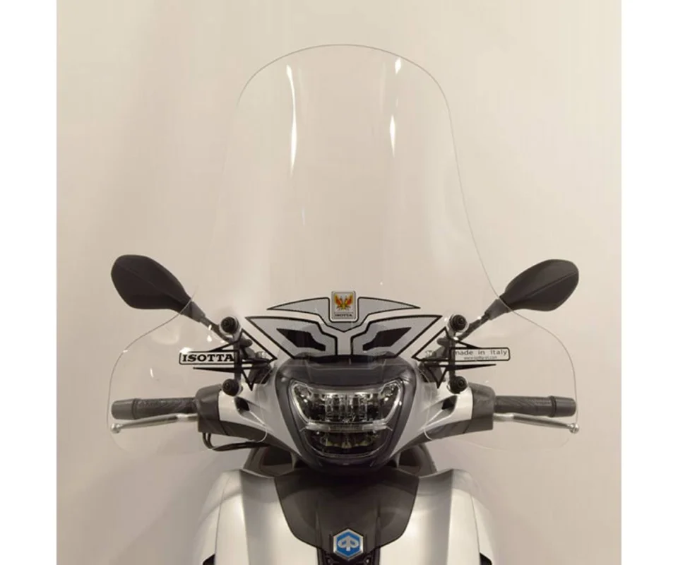 Parabrezza Isotta Media Protezione Xx3 Trasparente Per Piaggio Beverly Hpe 300Modelli dal 2021 al 2026 SC4194 Solo Oggi