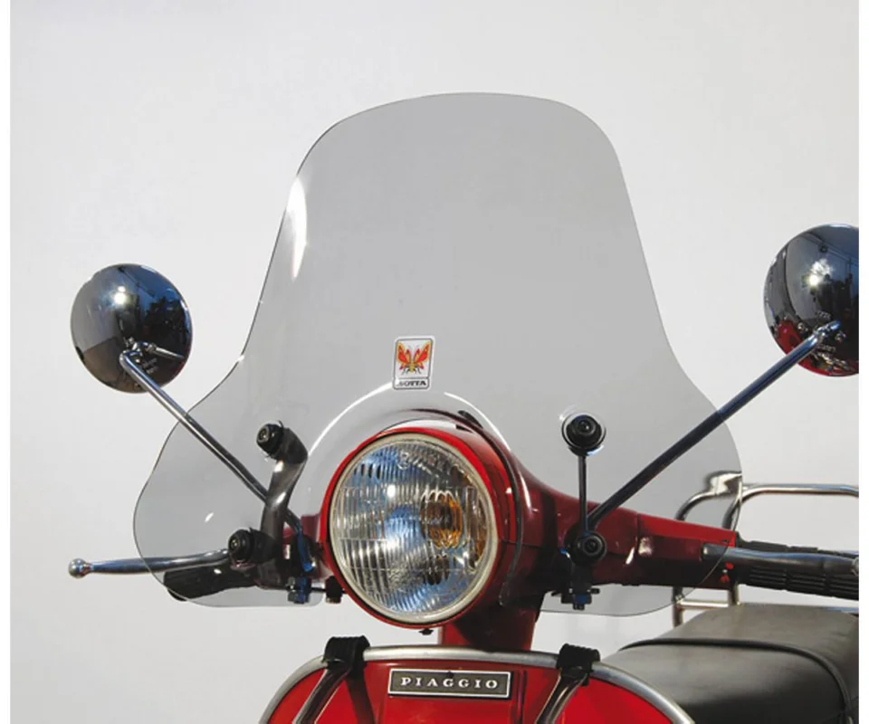 Promozione Esclusiva Cupolino Isotta Alto Trasparente 285x540x3 Per Piaggio Vespa Et3 125Modelli dal 1976 al 1982 SC4180T-A/758