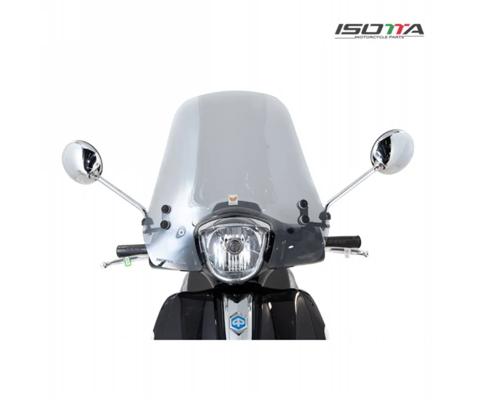Nuovo Arrivo Cupolino Isotta Alto 300x510x3 Fumé Chiaro Per Piaggio Liberty 150Modelli dal 2010 al 2015 SC4160-FC-A/717
