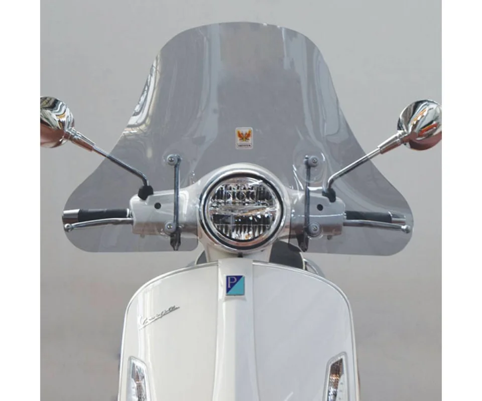 Parabrezza Isotta Summer Fume' Chiaro 485x745x3 Per Piaggio Vespa Gts I-get 125Modelli dal 2019 al 2022 SC4152-FC-A/763GR Di Tendenza