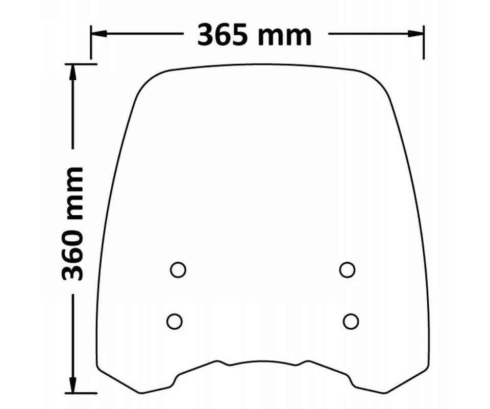 Cupolino Isotta Alto 355x340x4 Fumé Scuro Per Cf Moto Cl-x 700Modelli dal 2021 al 2026 SC411-FS-A/SC410 Spedito Oggi