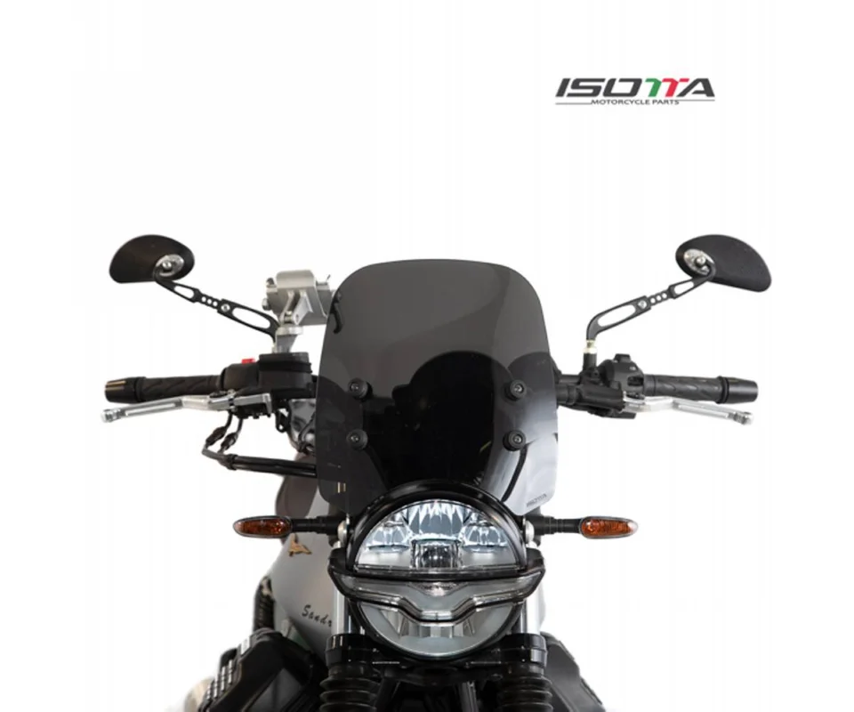 Promo Stagionale Cupolino Isotta Medio 280x260x4 Fumé Scuro Per oto Guzzi V7 Stone Centenario 850Modelli dal 2021 al 2022 SC38-FS-A/SC38