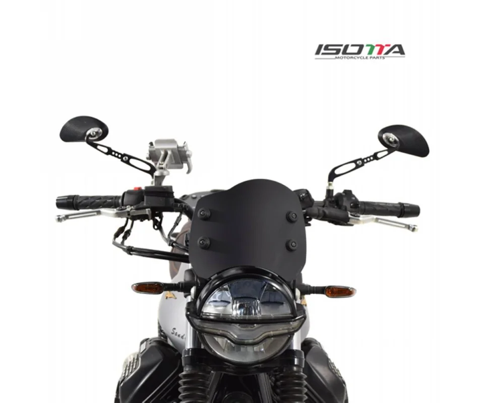Cupolino Isotta Basso Nero Opaco 200x230x4 Per Moto Guzzi V7 Stone Centenario 850Modelli dal 2021 al 2022 SC37-N.O.-A/SC38 Bestseller