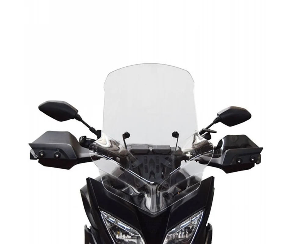 Di Tendenza Parabrezza Isotta Touring Alta Protezione 570x420x4 Fumé Chiaro Per Yamaha Tracer 900Modelli dal 2015 al 2017 SC372-FC-A/SC370