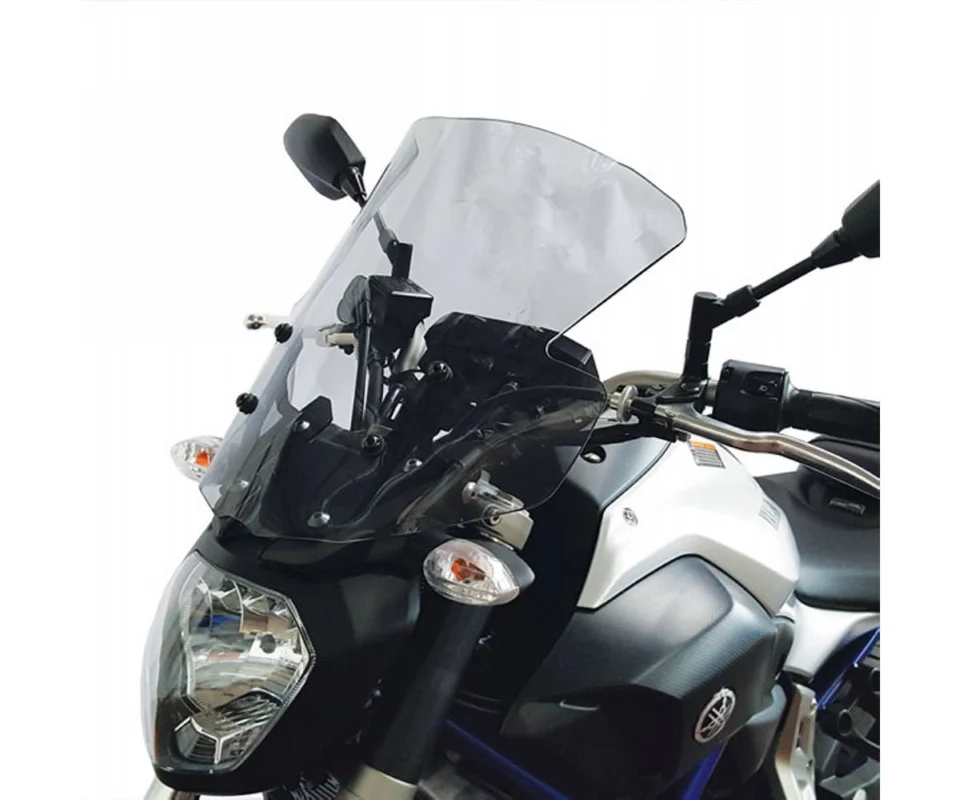 Affare Cupolino Isotta Medio 390x360x4 Fumé Chiaro Per Yamaha Mt-07 700Modelli dal 2014 al 2016 SC360-FC-A/SC360