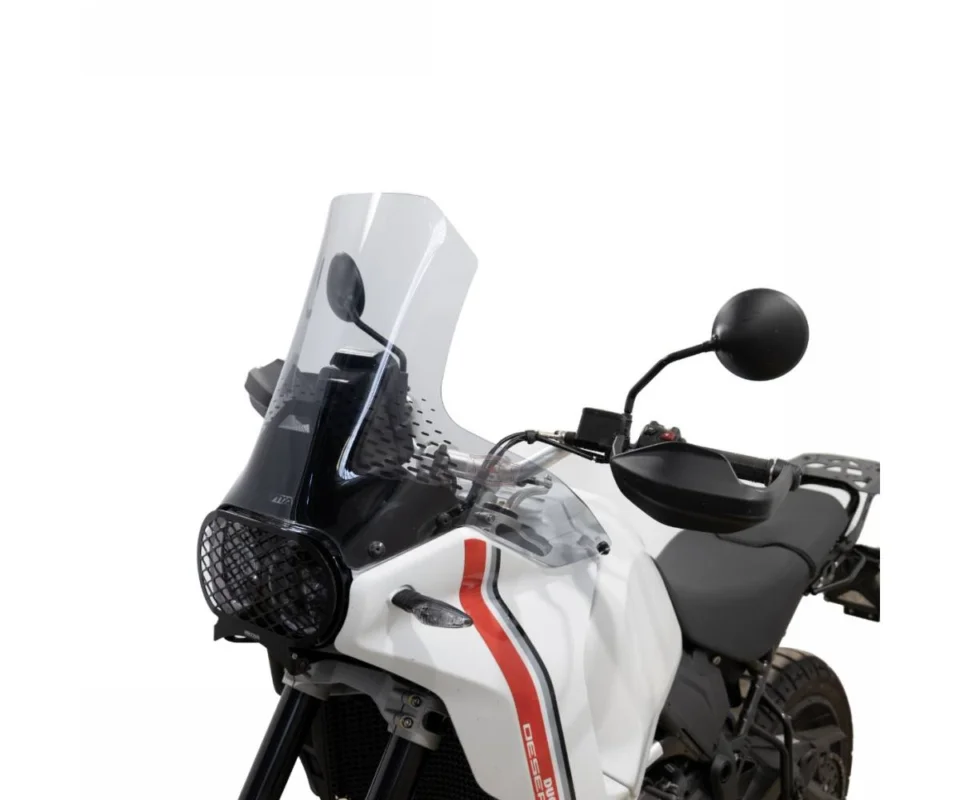 Occasione Imperdibile Parabrezza Isotta Alto Con Spoiler Laterali 480x1165x4 Fumé Chiaro Per Ducati Desert X 950Modelli dal 2022 al 2026 SC35-FC-A/SC35