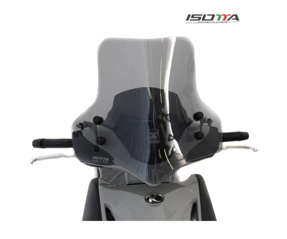 Cupolino Isotta430x505x3 Fumé Chiaro Per Kymco Agility R16 Plus 50Modelli dal 2014 al 2020 SC3046-FC-A/456 Promozione