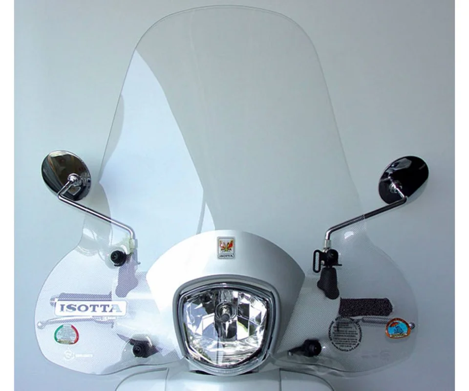 Parabrezza Isotta Media Protezione Con Serigrafia Anti Refrazione Solare 505x685x3 Per Kymco Like 200Modelli dal 2009 al 2017 SC2716-A/439 Offerta Speciale