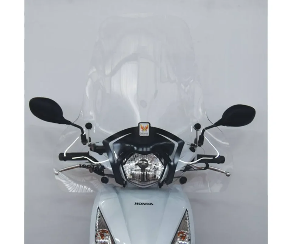 Professionale Parabrezza Isotta Di Media Dimensione Con Serigrafia Anti Refrazione Solare 660x670x3 Per Honda Vision 110Modelli dal 2017 al 2020 SC2683-A/235