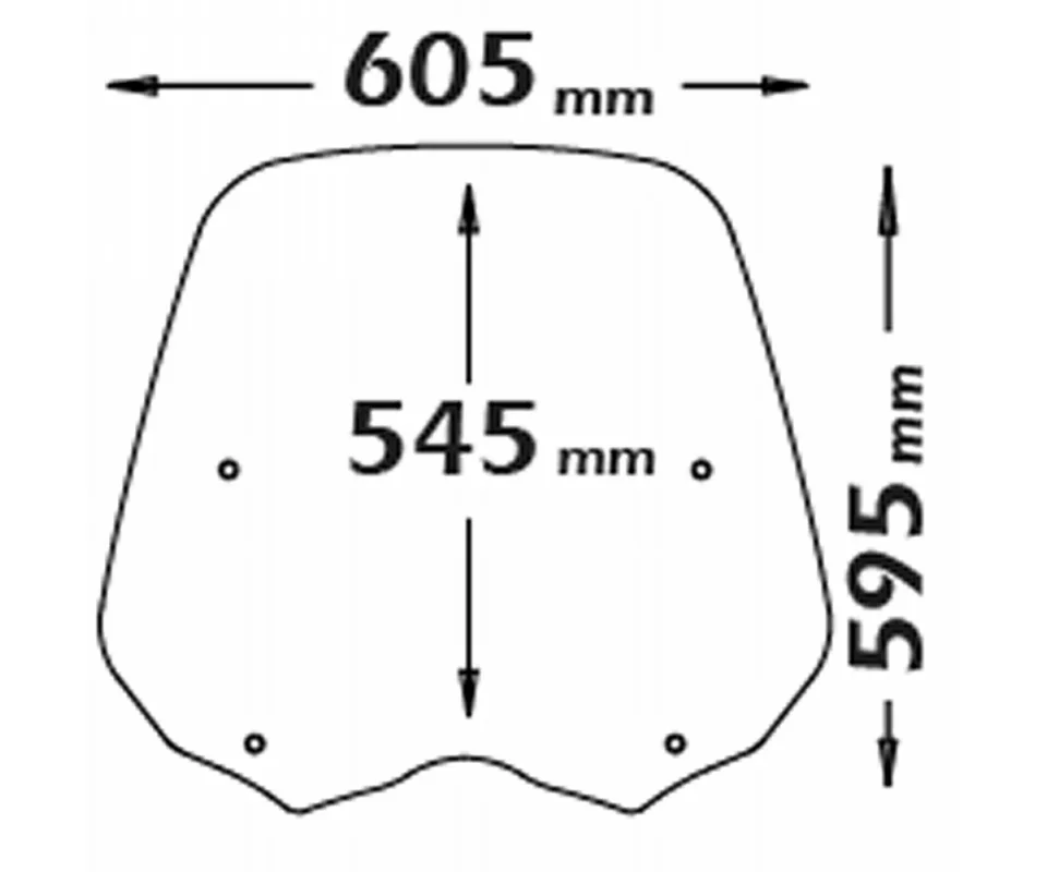 Prezzo Basso Cupolino Isotta FumÉ Chiaro 545x595x3 Fumé Chiaro Per Honda Sh 150iModelli dal 2005 al 2008 SC2656N-FC-A/SC2656-SC2658