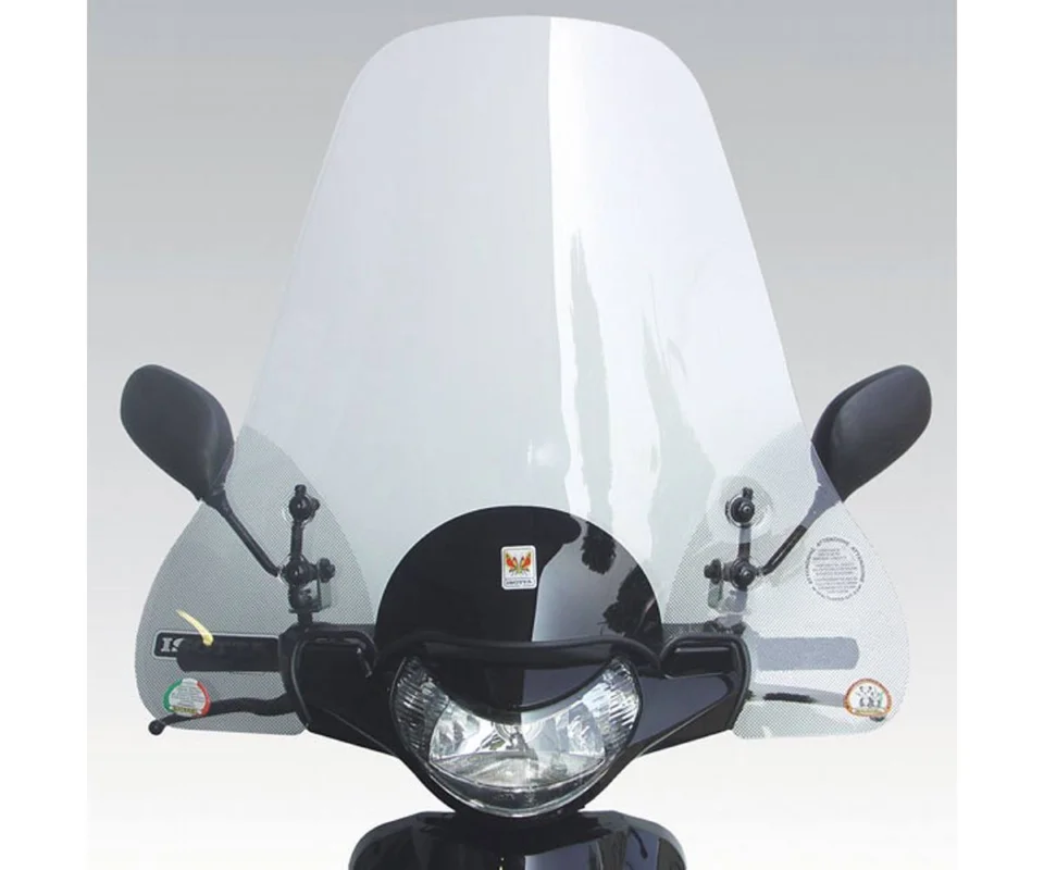 Parabrezza Isotta Alta Protezione 565x750x3 Per Peugeot V-clic 50Modelli dal 2008 al 2012 SC2542-A/508 Offerta Limitata