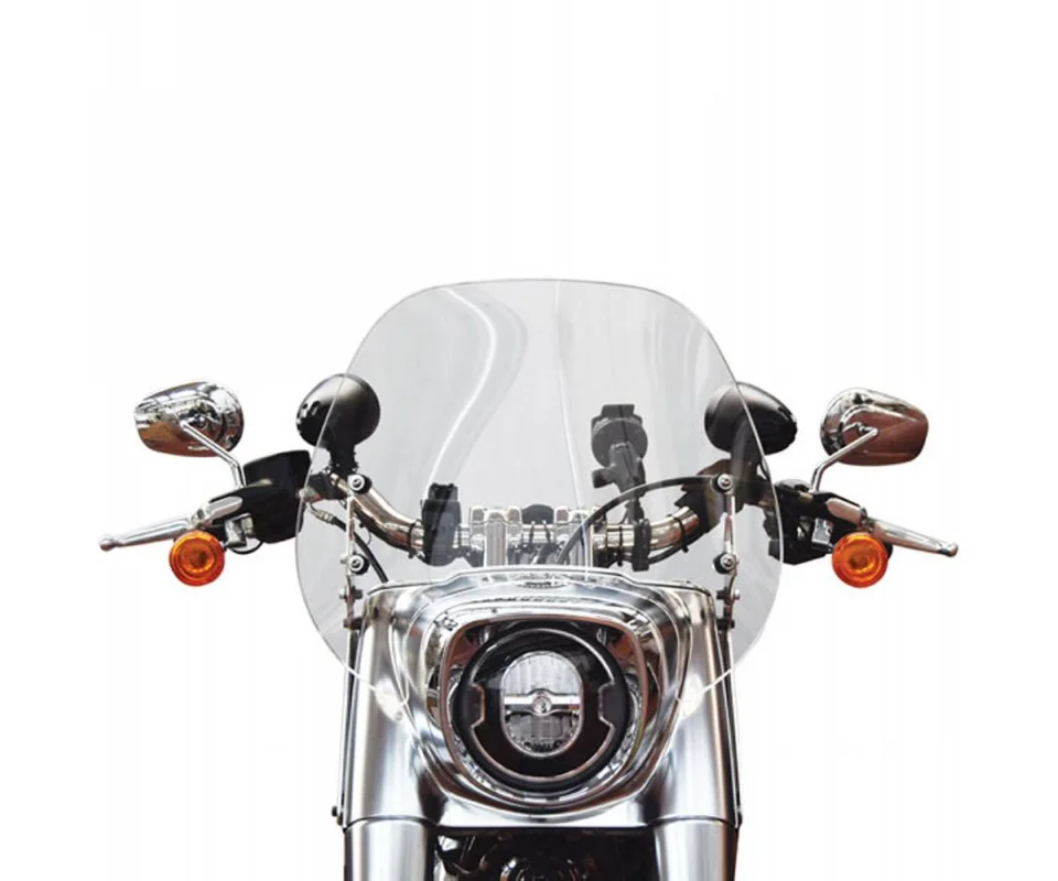 Cupolino Isotta Ad Inclinazione Variabile 415x480x4 Trasparente Per Harley Davidson Fat Boy 1800Modelli dal 2018 al 2020 SC250-T-A/SC250 Popolare