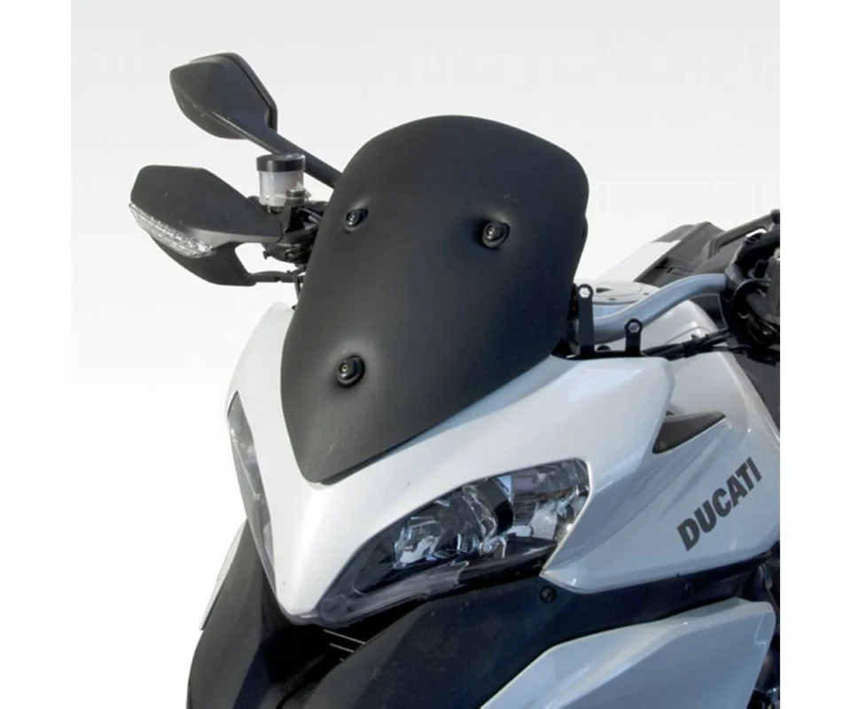 Cupolino Isotta Sportivo 360x285x4 Fumé Chiaro Per Ducati Multistrada 1200Modelli dal 2010 al 2013 SC24-FC Must-Have