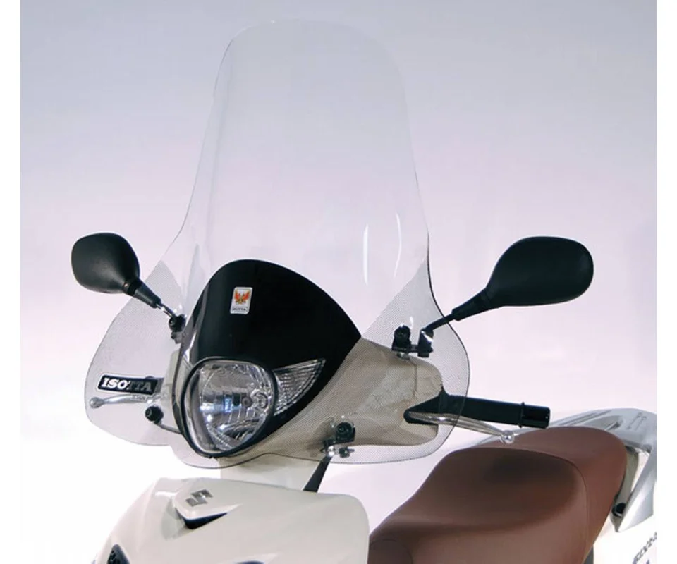 Solo Oggi Parabrezza Isotta Media Protezione 520x700x3 Per Suzuki Sixteen 150Modelli dal 2007 al 2014 SC2426-A/91