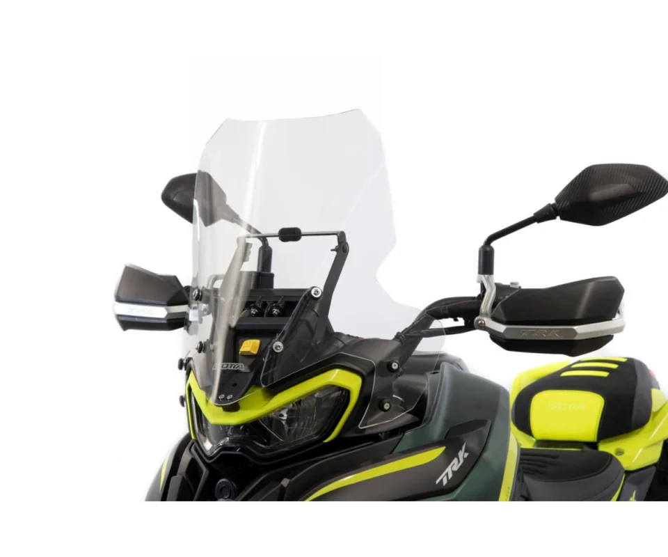 Parabrezza Isotta Integrale Con Alette Laterali 510x670x3 Fumé Chiaro Per Benelli Trk 702 700Modelli dal 2023 al 2026 SC232-FC-ATT/SC232 Spedizione Gratuita