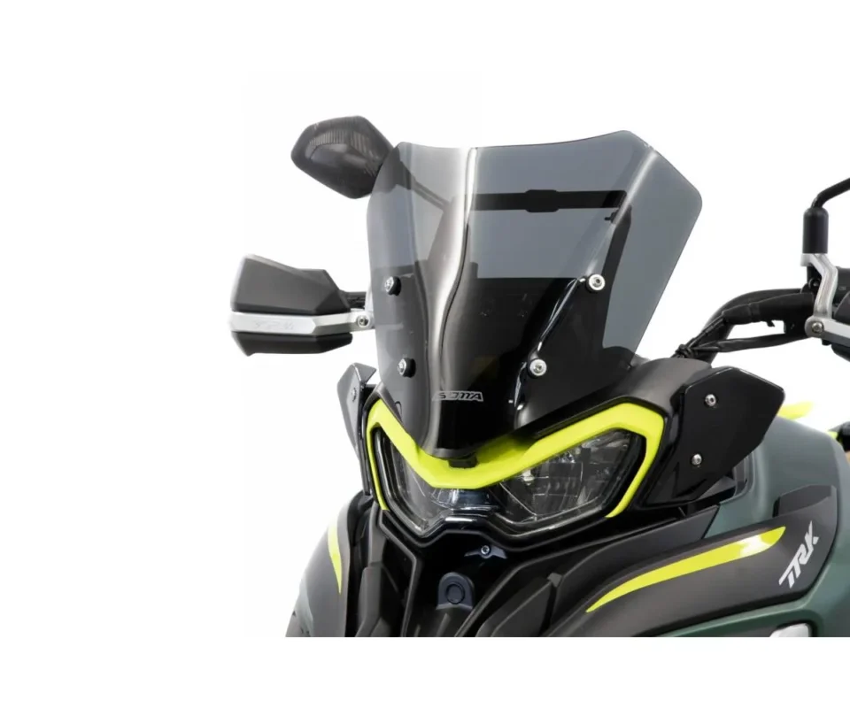 Cupolino Isotta Basso Completo Di Gommini E Viti 355x435x3 Nero Opaco Per Benelli Trk 702 700Modelli dal 2023 al 2026 SC230-NO-ATT/SC230 Offerta Limitata