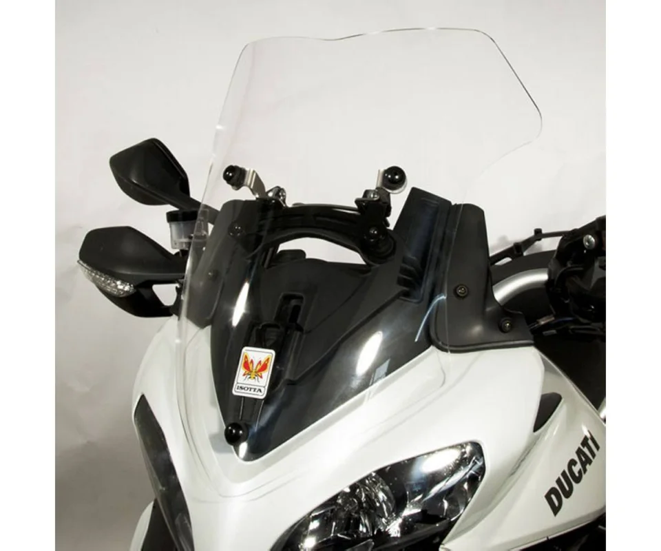 Cupolino Isotta Media Protezione 500x410x4 Trasparente Per Ducati Multistrada 1200Modelli dal 2010 al 2013 SC21-T-A/SC20 Spedito Oggi