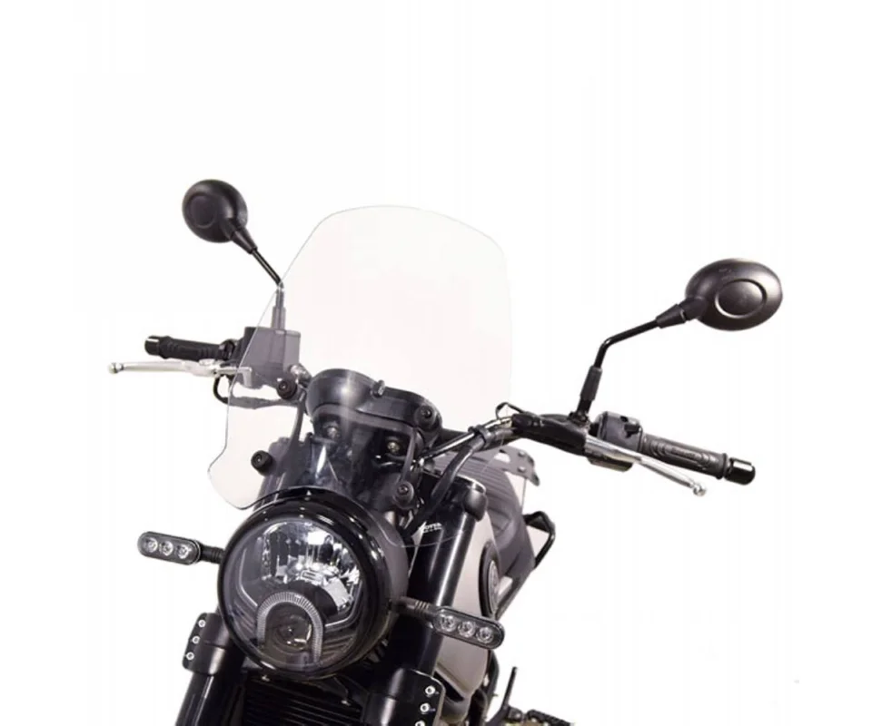 Spedizione Espresso Cupolino Isotta Media Protezione 400x335x4 Trasparente Per Benelli Leoncino 500Modelli dal 2017 al 2026 SC2112-A/191
