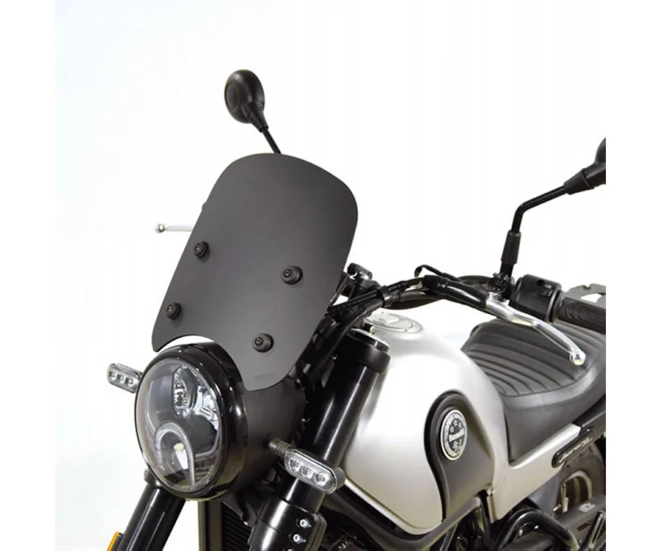 Super Prezzo Cupolino Isotta Nero Opaco 295x270x4 Nero Opaco Per Benelli Leoncino 500Modelli dal 2017 al 2026 SC2111-NO-A/191