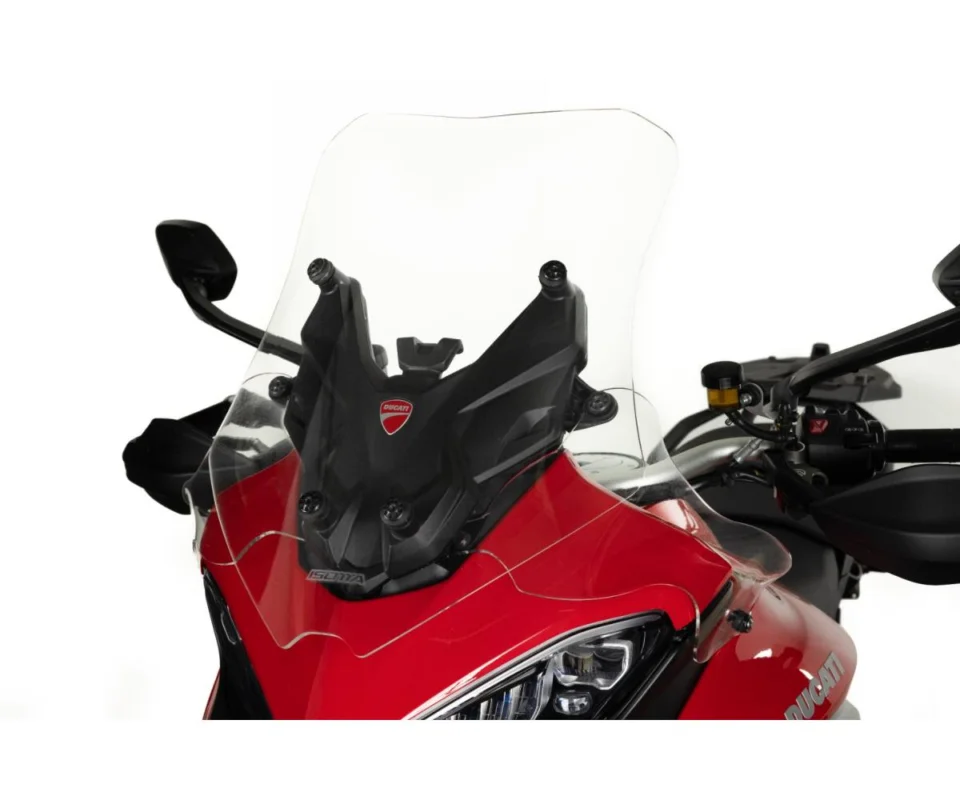 Cupolino Isotta Medio 530x435x4 Trasparente Per Ducati Multistrada V4 Pikes Peak 1150Modelli dal 2022 al 2023 SC18-T-ATT/SC17 Più Venduto