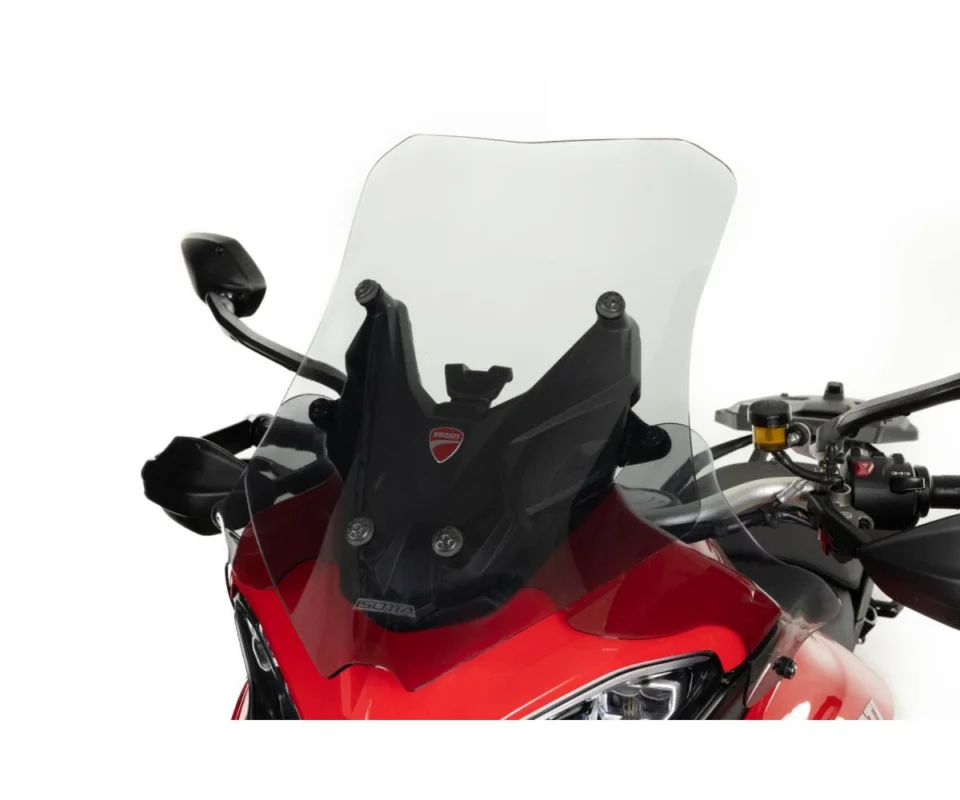 Cupolino Isotta Medio 530x435x4 Fumé Chiaro Per Ducati Multistrada V4 Pikes Peak 1150Modelli dal 2022 al 2023 SC18-FC-ATT/SC17 Must-Have