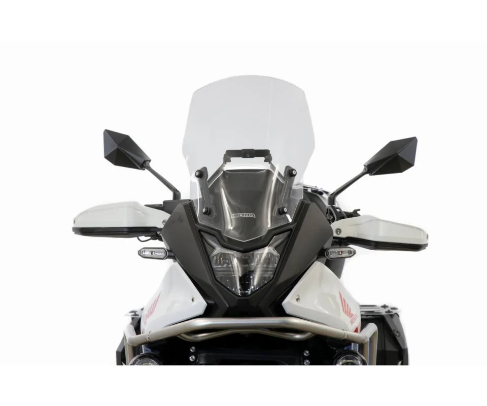 Pagamento Sicuro Cupolino Isotta Medio 480x415x3 Trasparente Per Honda Transalp Xl 750Modelli dal 2023 al 2026 SC188-T-ATT/SC187