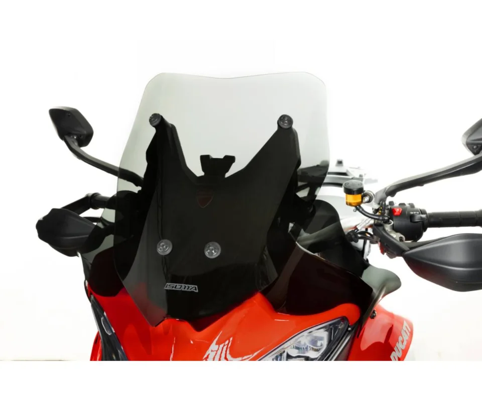 Promo Stagionale Cupolino Isotta Sport Basso 430x340x4 Fumé Scuro Per Ducati Multistrada V4/s/sport 1150Modelli dal 2020 al 2023 SC17-FS-ATT/SC17