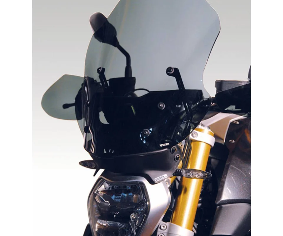 Esclusivo Cupolino Isotta Kit: Medio + Spoiler Antiriflesso 440x410x4 Trasparente Per Bmw R 1200 RModelli dal 2015 al 2018 SC1171-T-A/SC1170