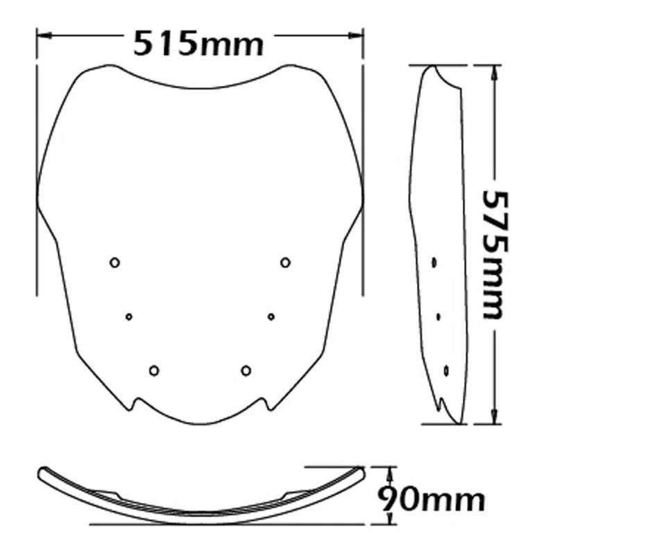 Scelto Dai Clienti Cupolino Isotta Medio Su Attacchi Originali 575x515x6 Trasparente Per Bmw R 1250 RtModelli dal 2019 al 2020 SC1121-T