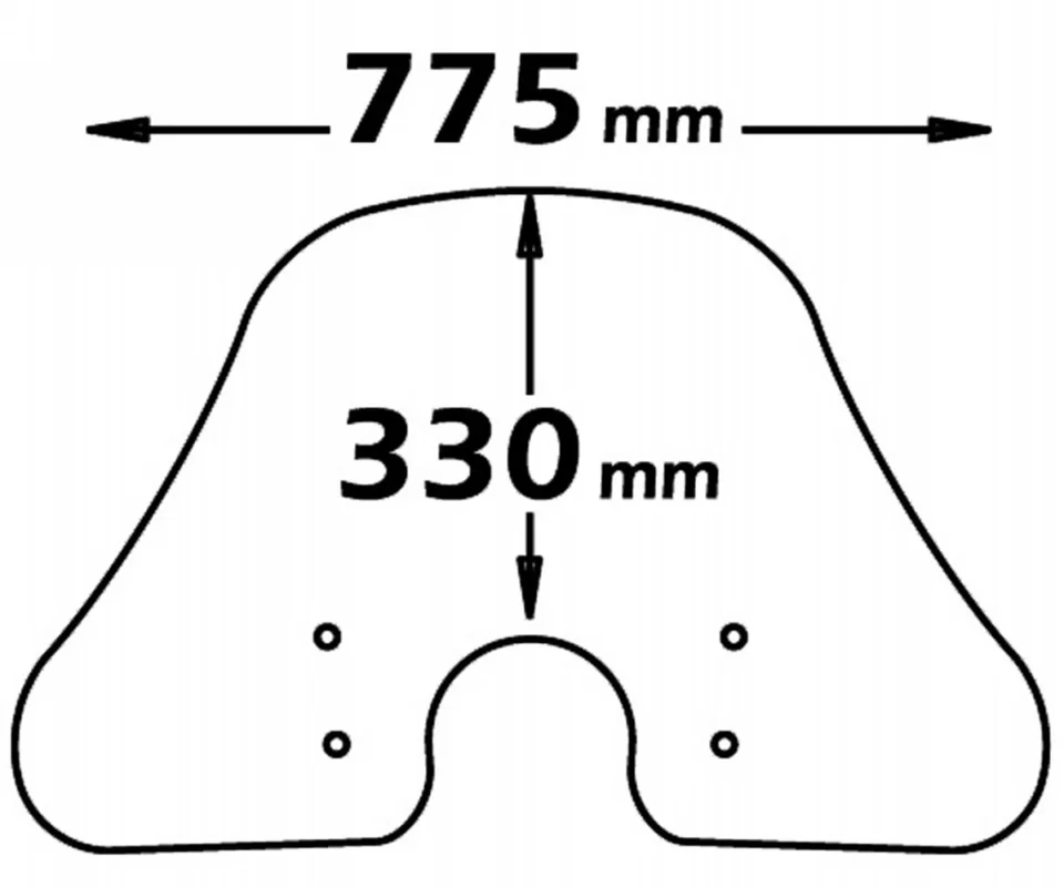 Prezzo Di Fabbrica Parabrezza Isotta Summer 490x725x3 Per Piaggio Vespa Lx 125Modelli dal 2005 al 2014 S300-A/727