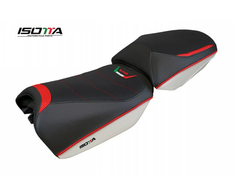 Rivestimento Sella Isotta Comfort System Bianco Per Ducati Multistrada V4/s/sport 1150Modelli dal 2020 al 2023 RV002-BI Prezzo Di Fabbrica